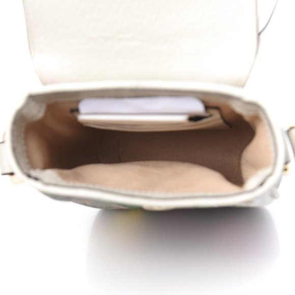 Gucci Ophidia Flora GG Crossbody Shoulder Bag White NEW WITH DUST BAG - Picture 9 of 13